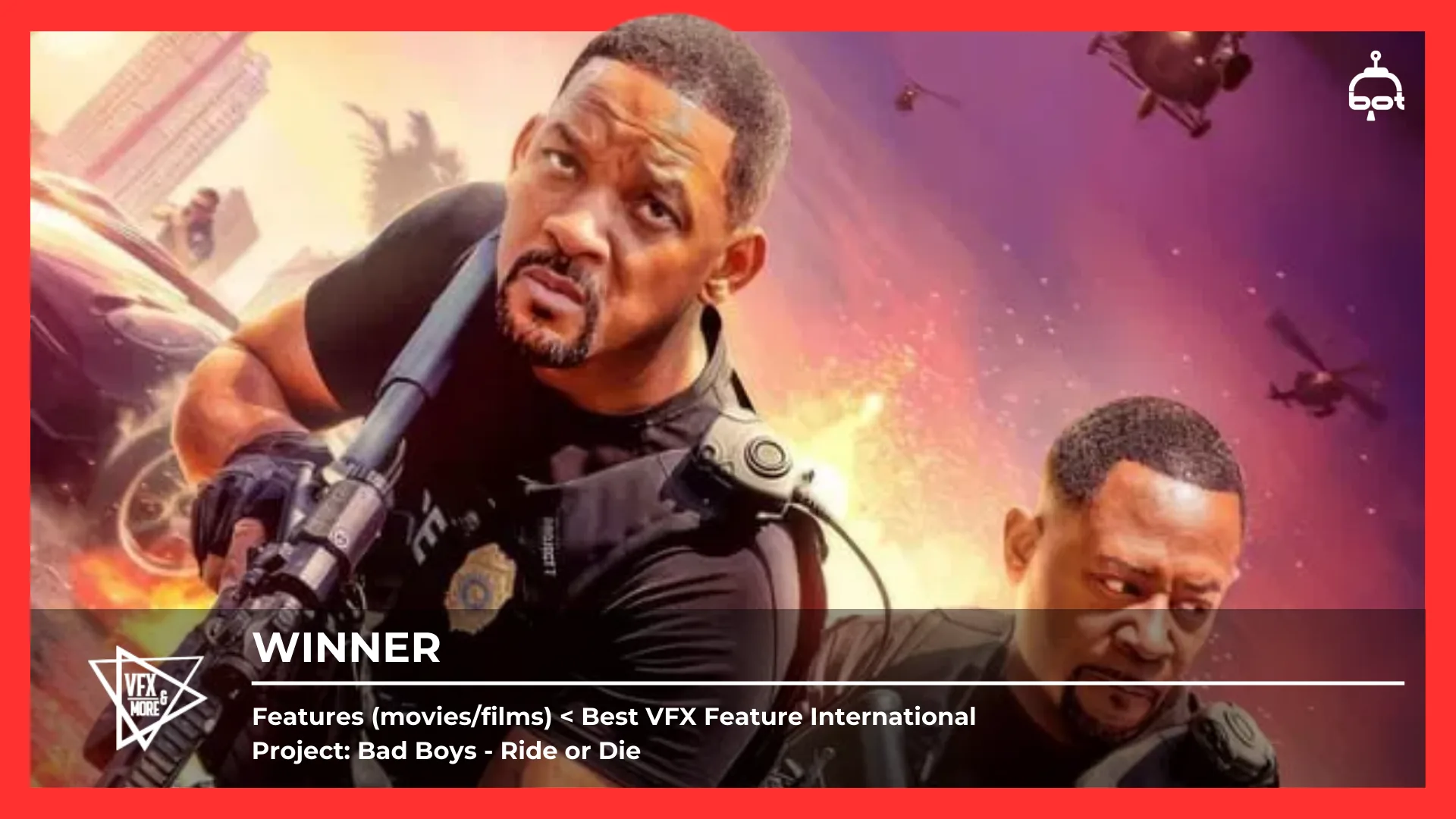 Bad Boys RoD bot vfx